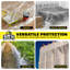 Boen Clear Plastic Sheeting 10 ft. x 100 ft., 6 Mil Heavy-Duty Waterproof Poly Film for Dust Containment, Crawl Spaces & Construction Use-1577092759