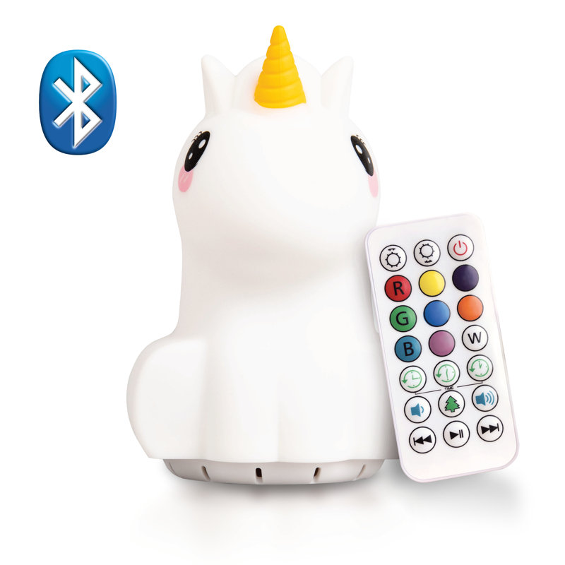 LumiPets® LED Colour Changing Night Light Bluetooth Speaker With Remote
