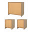 Ensemble de chambre à coucher 3 pièces - Commode et table de chevet Yarbrough-958461673