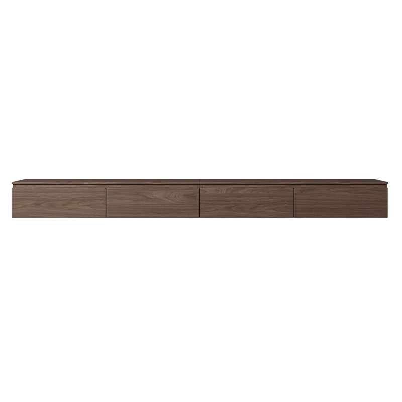 Unfinished TV Stand for TVs up to 75", Brown