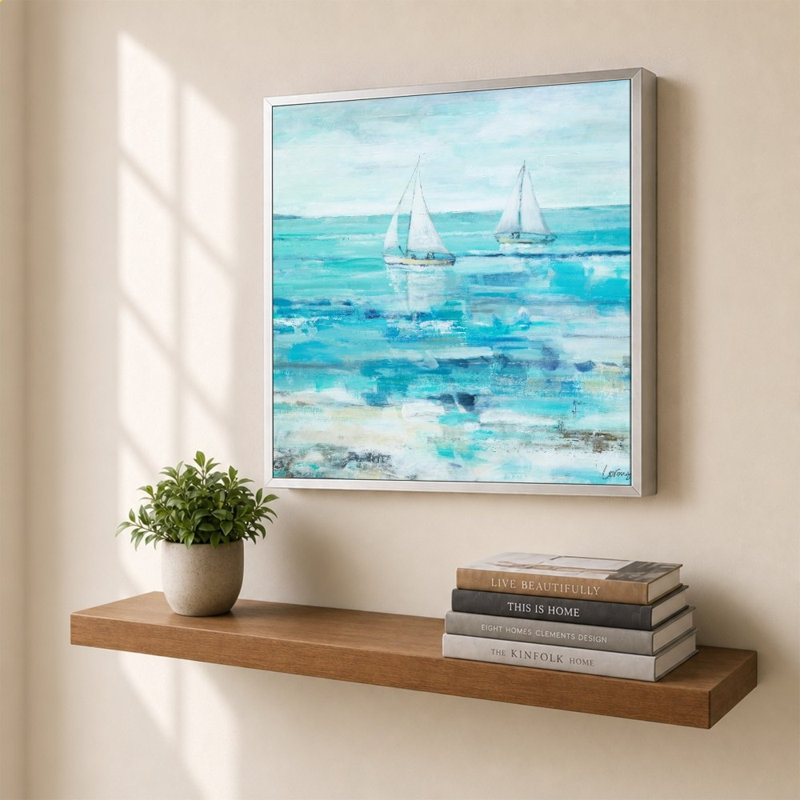 Duo de voiliers par Lorenzo Collective - Impression sur toile