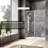 60'' - W x 78'' H Single Added Door Frameless Shower Door with-66707857