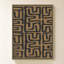 «Kuba Play III Brown» par Cheryl Warrick - impression sur toile-130831001-130831007