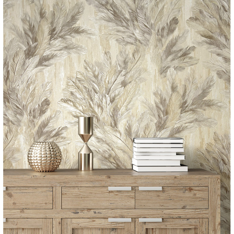 10m x 53cm Wallpaper Roll, Beige