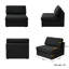 Fauteuil d'appoint modulaire rembourré sans accoudoirs Boucle-1030736142