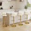 Swivel Upholstered Adjustable Height Bar Stool-428650038-393907101
