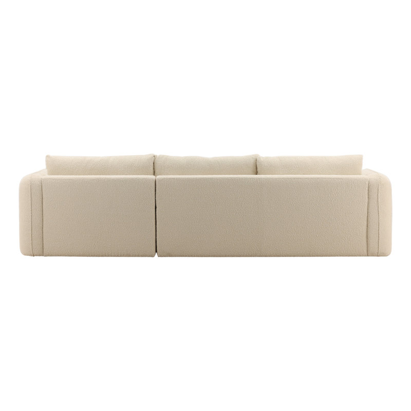 Canapé modulaire Torrey sable, Crème, Orienté à droite