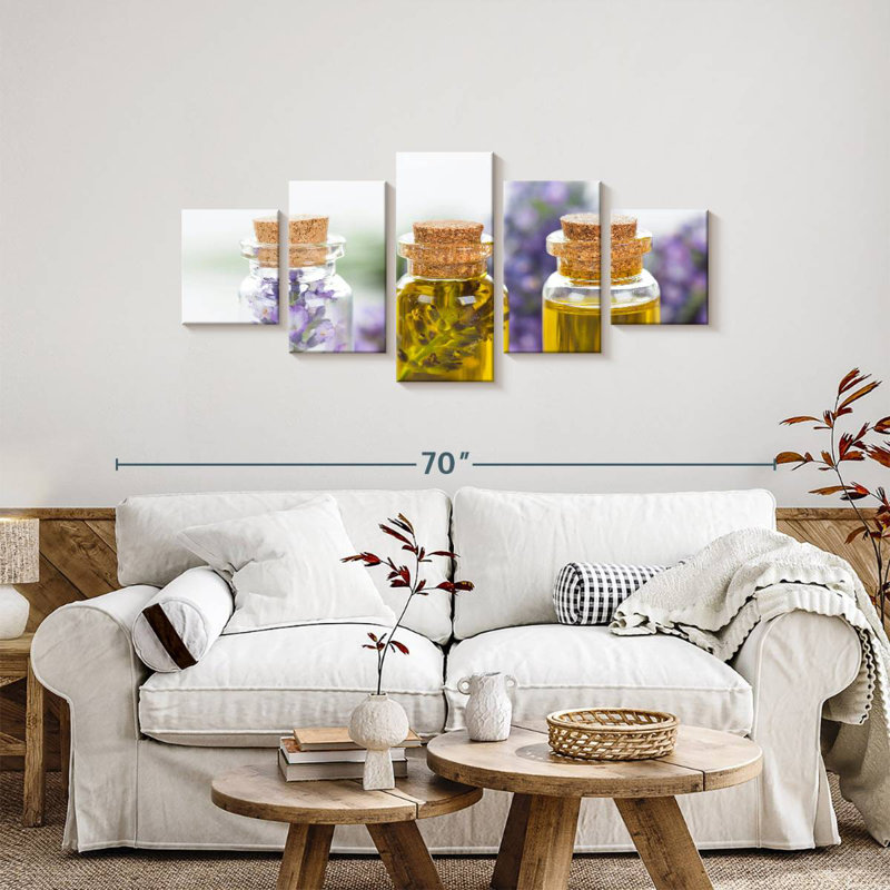 Lavender Essential Oils, 24" H x 55" W