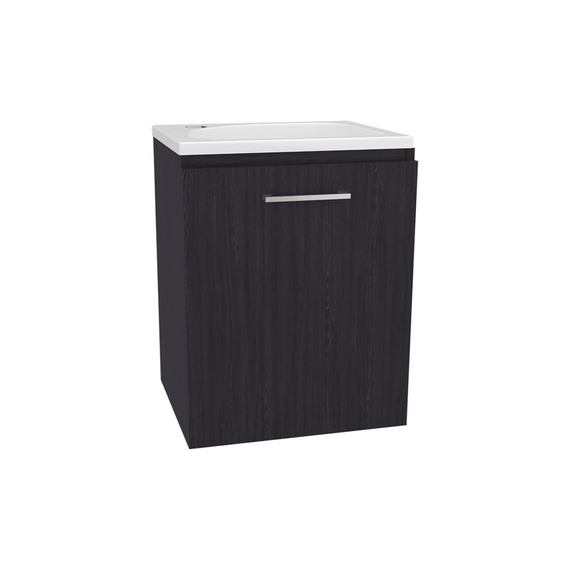 Bathroom Vanity, 1 Door, Black