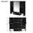 Wall Mounted Trinway Cabinet with Mirror and Towels Bar-1817868010