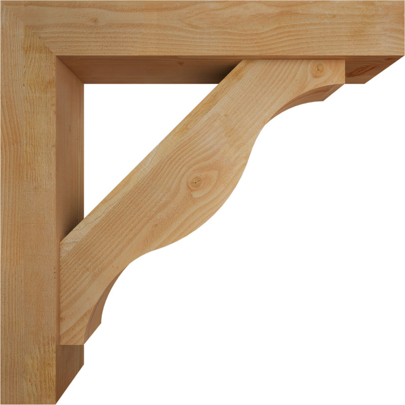 Support Funston Block avec support décalé, 44 x 44, Sapin Douglas de l 8 po (scié brut)