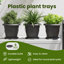 Round Flower Tray 6 Pcs Plastic-1918152168-1918152169