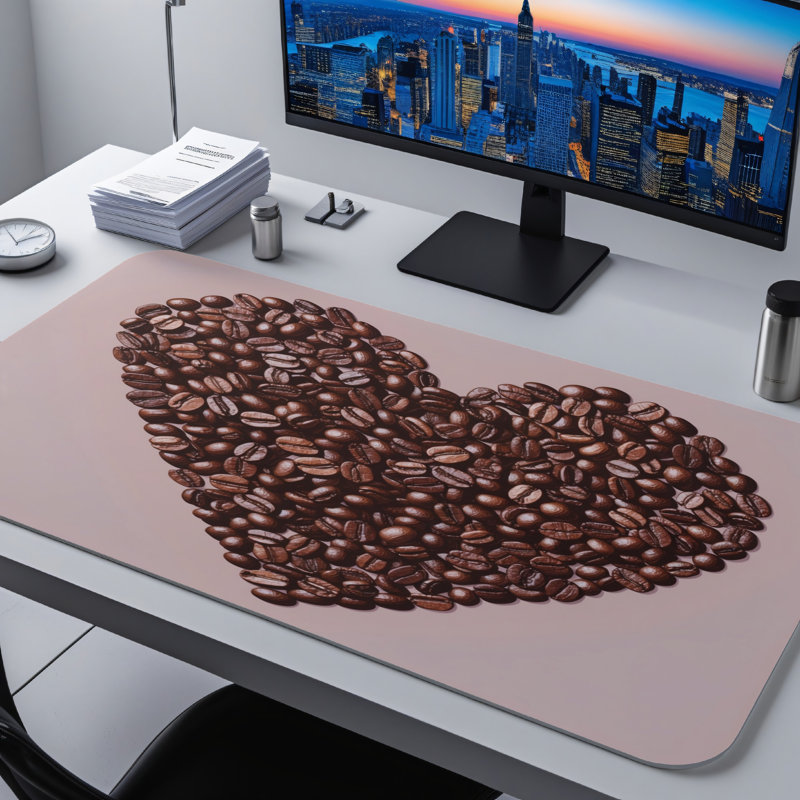 Polyester Desk Pad, 23.6x13.8