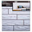 Carreau de métro en PVC 12 po x 12 po Woodgrain-40267198