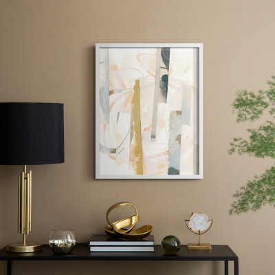 Melon Litmus I Framed Print - Solid Wood