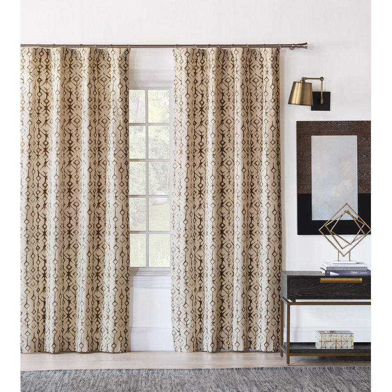 Yara Room Darkening Curtain, 96" W x 84" L
