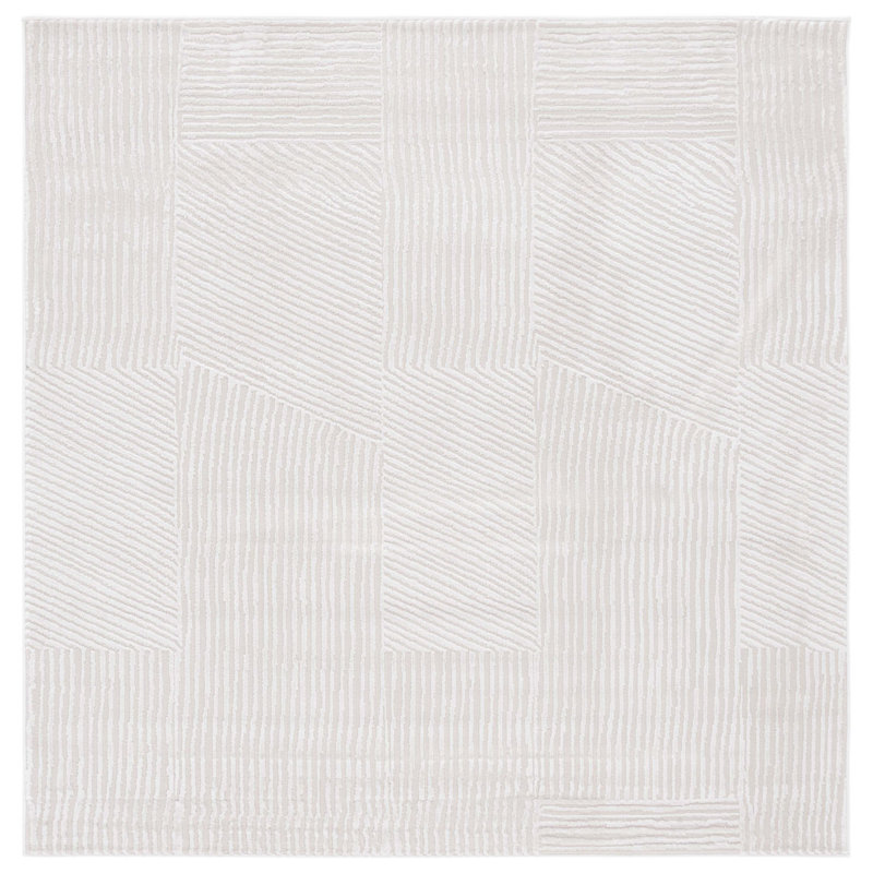 Saylor 100 Performance Geometric Rug, Square 6'3"
