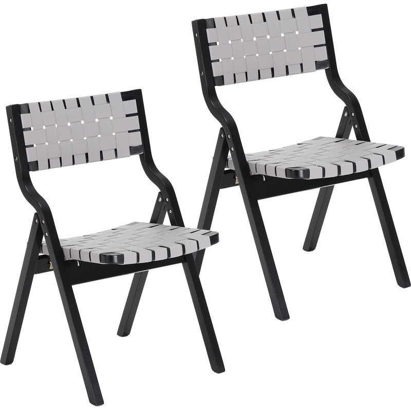 Ensemble de 2 chaises pliantes Boho