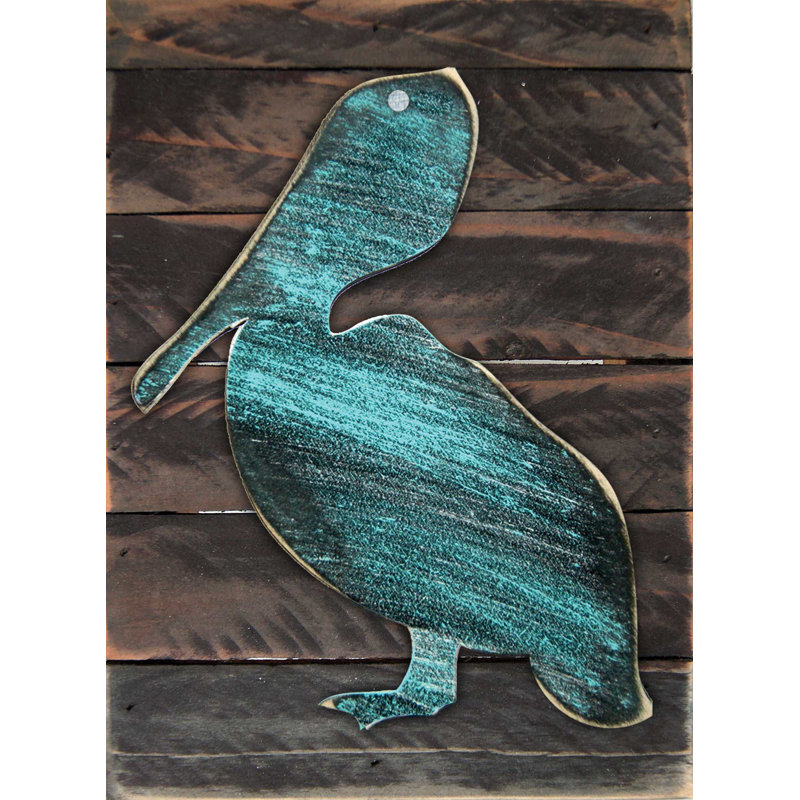 Décoration murale Pelican, H 8 po x l 6 po x P 1,5 po