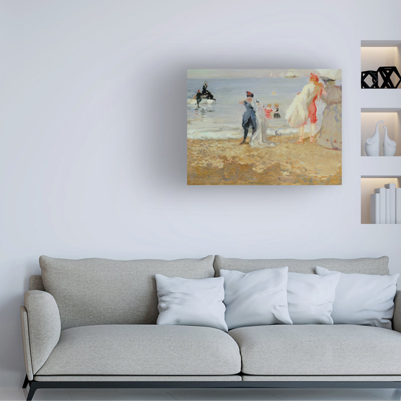 Art sur toile, Charles Edward Conder, 1895, H 14 po x l 19 po