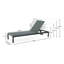 Chaise longue noire (Mp2) (ensemble de 2)