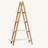 Solid Bamboo Wood Oxford “A”Frame Ladder Display Bookshelf