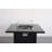 30" Black Powder-Coated Metal Fire Pit