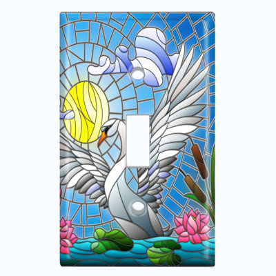 Plaque murale Dove Tile Sun Lake Flowers