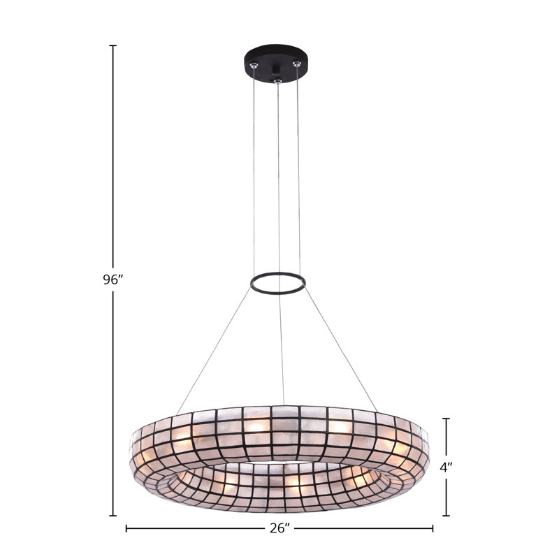 Sanibel 1 LT Matte Black Pendant Kalco