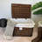 Rectangular Wicker Storage Basket with Lid and Removable Lining-87600335-87600328