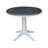 4 - Person Extendable Solid Wood Top Pedestal Dining Set-66449163-111463898