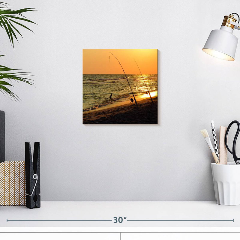 Senne American Sunset Fishing, H 10 po x l 10 po