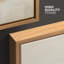 «Minimalist Beige Abstract Contemporary Decor», reproduction d'art sur toile encadrée-115624660-115624661