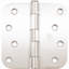 Charnières de porte de 4 po, coin de rayon de 5/8 po-97912552