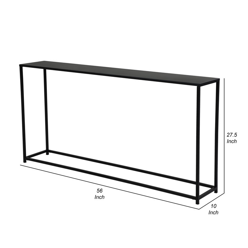Console Table, 27.5" H x 56" W x 10" D