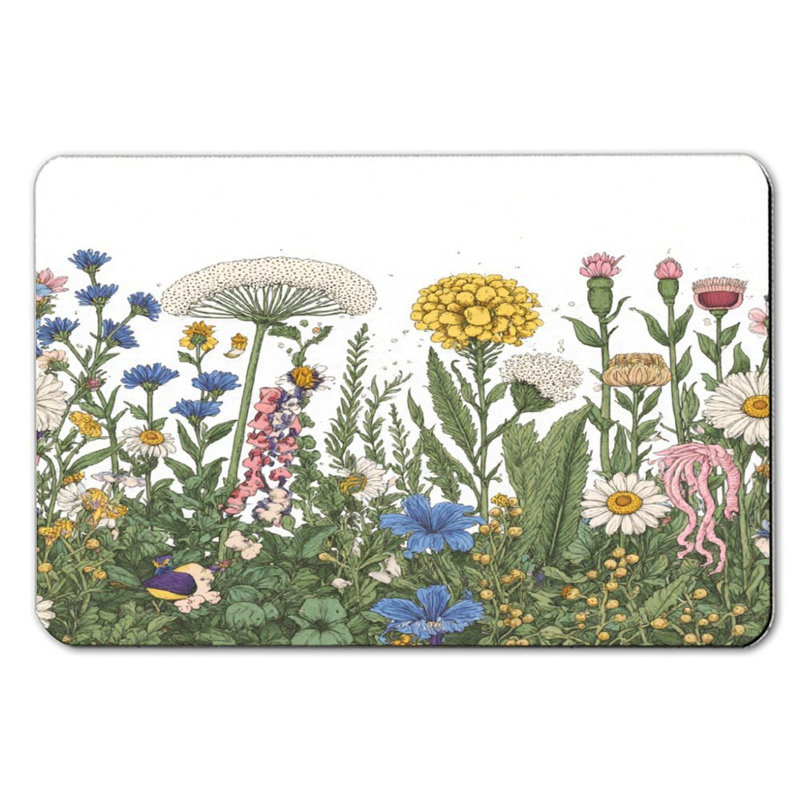 Tapis de bain Vintage Wildflower Garden, 16 x 24 po