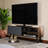Terza Two-Tone Walnut Brown & Gray Finish Wood TV Stand, 17.88'' H X 47.04'' W X 11.55'' D 