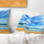 Coussin lombaire en mer et eau brillante