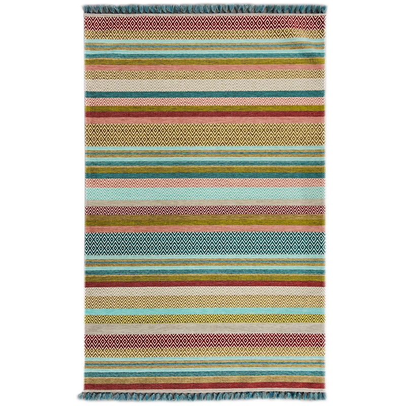 Aztec Striped Area Rug, Runner 80 x 300cm