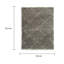 Tapis à poils longs Wreno 8 x 10 avec motif géométrique crème, gris PET-132919191