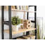 Faithlyn 162 cm H x 64 cm W Steel Etagere Bookcase-31968281-31968282