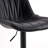 Modern Height Adjustable Swivel Bar Stools Upholstered Leather Barstool Kitchen Island Chairs With Metal Frame-1949709384