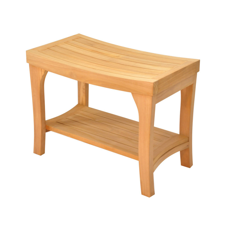 Whitmore 24'' W Teak Shower Bench