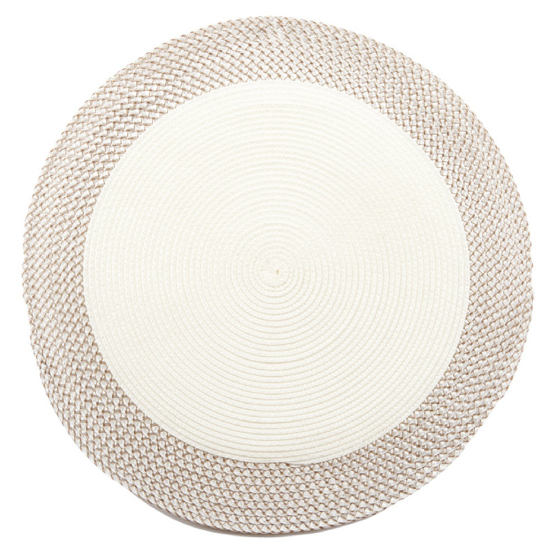 Ensemble de napperons en vinyle 12 pièces Benu, Blanc