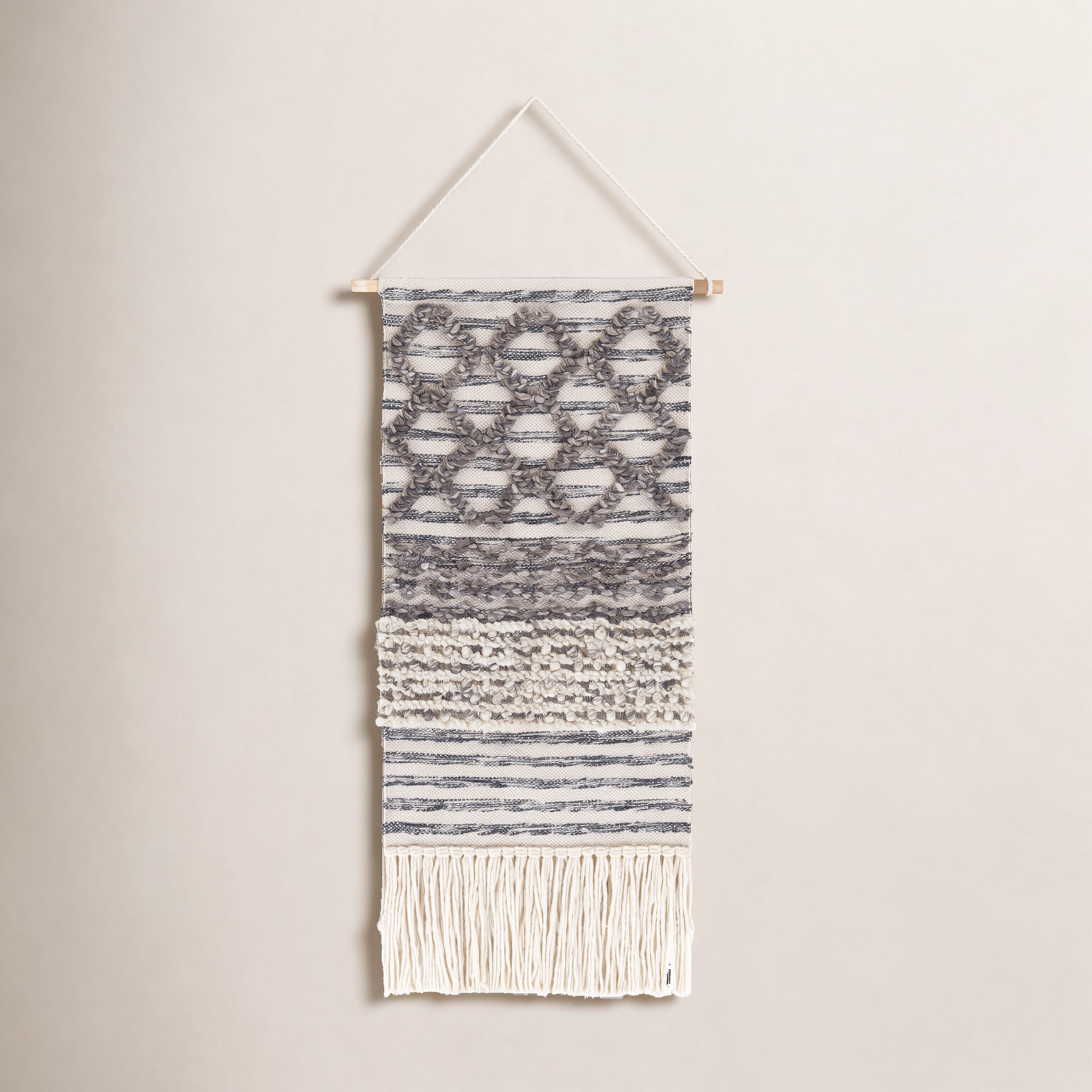 Cotton Wall Hanging with Rod