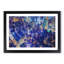 Bright Lights of New York City Painting 1 Piece Single Picture Frame Wall Art on MDF-56634542-56634547