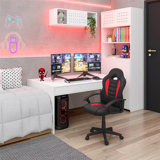 Inbox Zero Adjustable Ergonomic Swiveling PC & Racing Game Chair