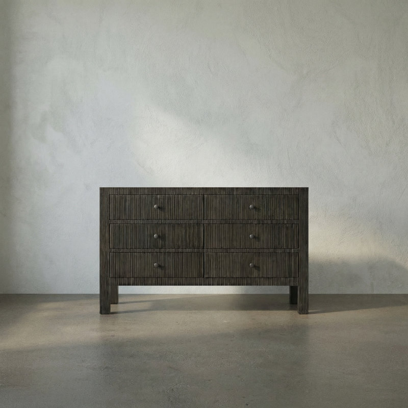 Conrad 6 - Drawer Solid Wood Dresser