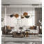Décoration murale en fer tridimensionnelle de luxe moderne-853076540