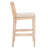 Velga Solid Wood Upholstered Counter Stool-1908621503
